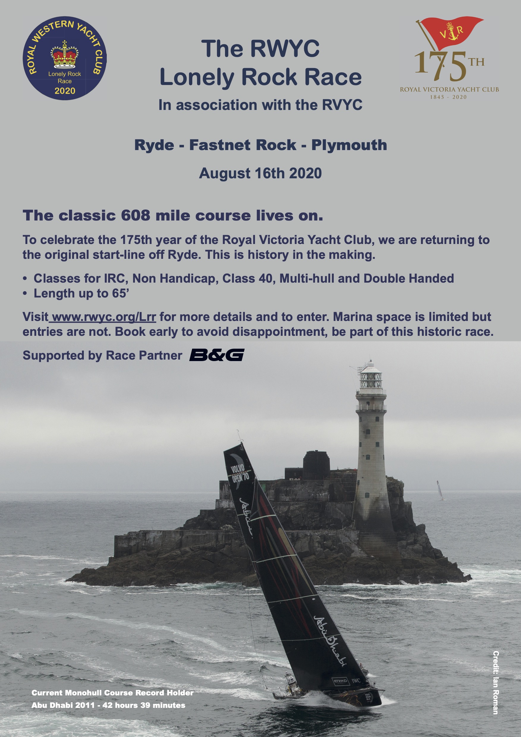 The RWYC Lonely Rock Race