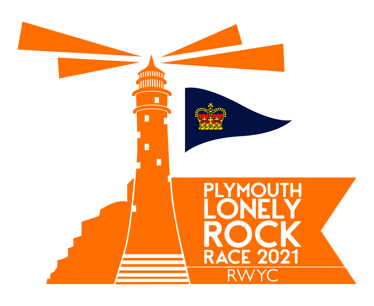 Plymouth Lonely Rock Race 2021 logo